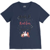 red head unicorn V-Neck Tee