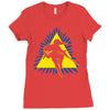 link in action Ladies Fitted T-Shirt