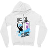 monkey have a shower wet Zipper Hoodie