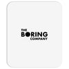 the boring company black logo Mousepad