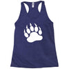 tiger paw sticker vinyl decal   wildcat claws print pet car window tru Racerback Tank