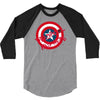 deadpool was here (captain america) 3/4 Sleeve Shirt