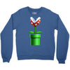 nintendo mario brothers piranha plant Crewneck Sweatshirt