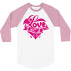 love (3) 3/4 Sleeve Shirt