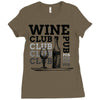 Wine Club Ladies Fitted T-Shirt