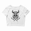 death viking Crop Top