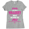 The Best Grammy Was Born In July Ladies Fitted T-Shirt