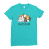 crazy cat lady Ladies Fitted T-Shirt