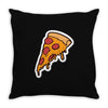 hot pizza Throw Pillow