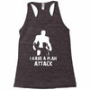 I Have A Plan Attack Racerback Tank
