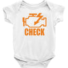 check engine Baby Onesie