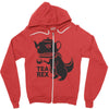 tea rex Zipper Hoodie