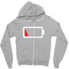 Dead Battery Zipper Hoodie