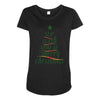 we wish you a merry christmas Maternity Scoop Neck T-shirt