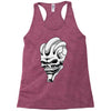 alien skull Racerback Tank