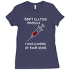 i was looking at your veins Ladies Fitted T-Shirt