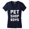 pet shop boy new Women's V-Neck T-Shirt