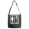 your girlfriend vs my girlfriend funny pub jokr  impress your friends! Adjustable Strap Totes