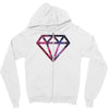 Galaxy diamond Zipper Hoodie