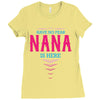 Have No Fear Nana Is Here Ladies Fitted T-Shirt