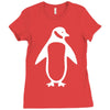 penguin funny Ladies Fitted T-Shirt