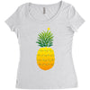 pineapple christmas tree Women's Triblend Scoop T-shirt