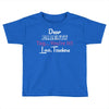 Dear Parents Tag You're It Love Teachers Women's Toddler T-shirt