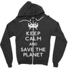 save the planet (2) Zipper Hoodie