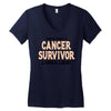 This Is What a Cancer Survivor Looks Like Women's V-Neck T-Shirt