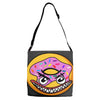 Angry Donut Adjustable Strap Totes