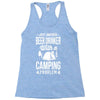 beer drinker camping!! Racerback Tank