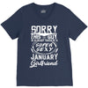 This Guy Is Taken By A Super Sexy January Girlfriend V-Neck Tee