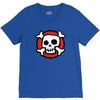 comic skull V-Neck Tee