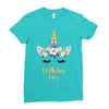 birthday unicorn family series birthday boy Ladies Fitted T-Shirt