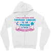 I Love Someone with Thyroid Cancer to The Moon and Back to Infinity Zipper Hoodie