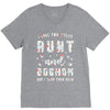 i have two titles aunt and dogmom and i rock them both V-Neck Tee