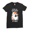 fat life Ladies Fitted T-Shirt