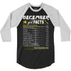 December Girl Facts Sagittarius 3/4 Sleeve Shirt