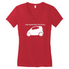 only smarties have the answer'   funny Women's V-Neck T-Shirt