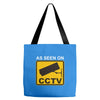 as seen on cctv chav rude,funny,cool,modern,fun Tote Bags