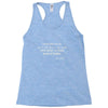 oscar wilde quote girls Racerback Tank
