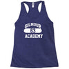 gilmour academy   as worn by dave   pink floyd   mens music Racerback Tank