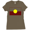 australian aboriginal Ladies Fitted T-Shirt