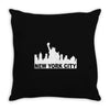 new york usa america city Throw Pillow