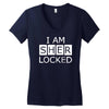 i am sherlocked Women's V-Neck T-Shirt