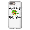 world's best sister with flowers iPhone 8 Plus