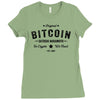 Bitcoin Satoshi Nakamoto In Crypto We Trust Ladies Fitted T-Shirt