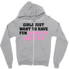 girls just want to have fundamental rights Zipper Hoodie