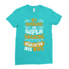 My Husband Is Super Awesome Ladies Fitted T-Shirt