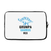 grumpa saurus rex Laptop sleeve